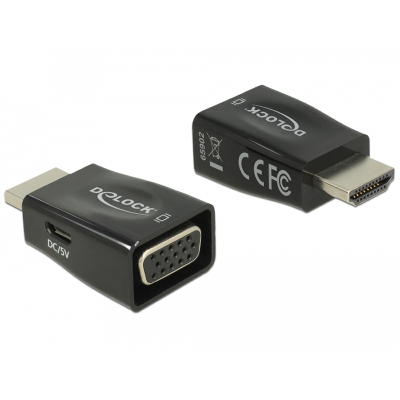 Delock Adaptador HDMI A macho VGA hembra